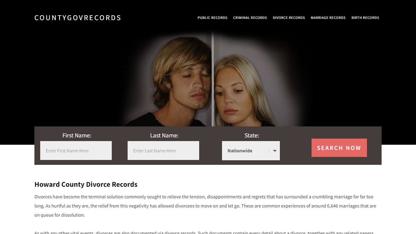 Howard County Divorce Records | Enter Name and Search|14 Days Free